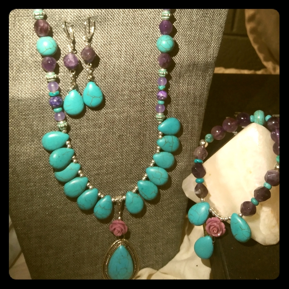 Gemstone Jewelry Set